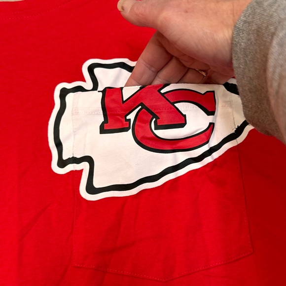 NWT Men’s NFL X Darius Rucker Collection Kansas City Chiefs Pocket Tee Size 3XL - Picture 5 of 8